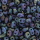 Matubo MiniDuo Beads 4x2.5mm Matte - iris blue